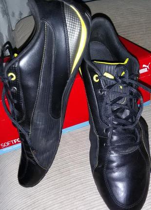 Мужские кроссовки puma ferrari drift cat black yellow (арт.30494601 304946 01) 47 размер (31 см)2 фото