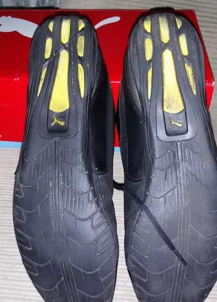 Мужские кроссовки puma ferrari drift cat black yellow (арт.30494601 304946 01) 47 размер (31 см)5 фото