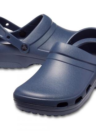 Синие сабо для работы crocs specialist ii vent clog6 фото