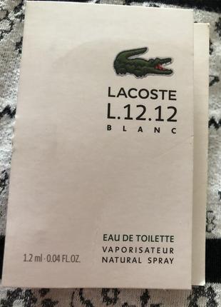 Lacoste eau de blanc  l.12.12