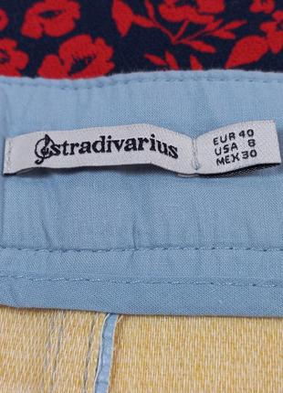 Кожаная юбка stradivarius 4