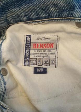 Benson jeans джинсы бриджи винтаж7 фото