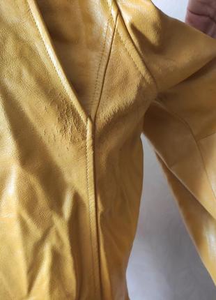 Актуальная винтажная оверсайз куртка из натуральной кожи9 фото