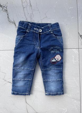 Джинси утеплені 86см, до 1 року.