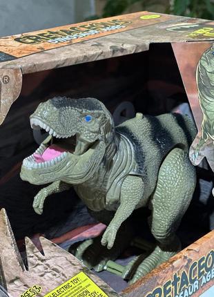 Іграшковий динозавр на батарейках ws 53163 фото
