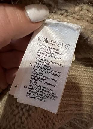 Базовий светр h&m вовна 7