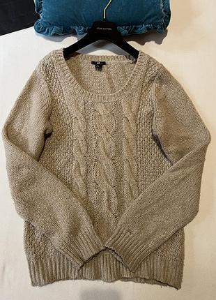 Базовий светр h&m вовна 5