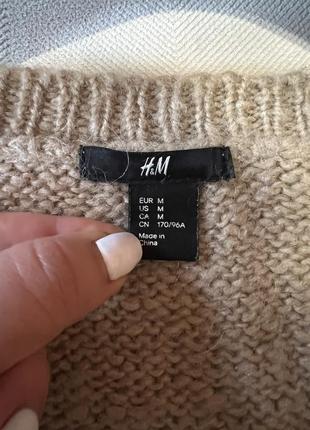 Базовий светр h&m вовна 6