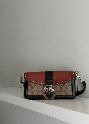 Сумка coach georgie shoulder bag нова