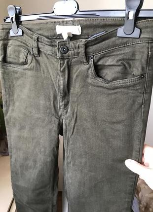 Базовые джинсы стрейч на высокой посадке3 фото