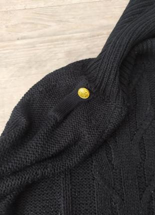 Вязаный свитер под шею4 фото