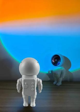 Детский светильник астронавт, космонавт sunset lamp astronaut3 фото