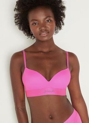 Яскравий комплект білизни pink від victoria’s secret (вікторія сікрет), оригінал