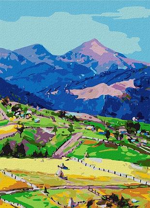 Картина по номерам "в долине гор", 40*50см, идейка, кно2891