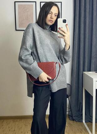 Светр кофта з розмірами h&m hm хс 34  с 36 м 38 сірий