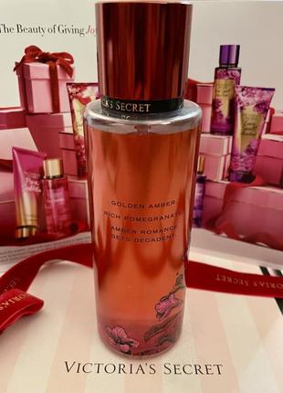 Victoria's secret amber romance noir fragrance mist оригинал2 фото