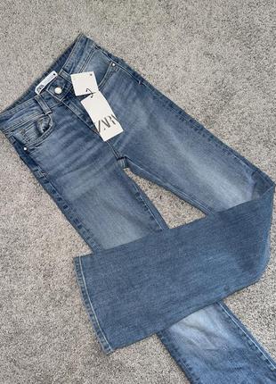 Джинсы клеш zara новые клэш