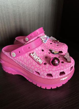 Crocs barbie edition
