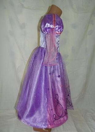 Карнавальное платье рапунцель на 5-6 лет3 фото