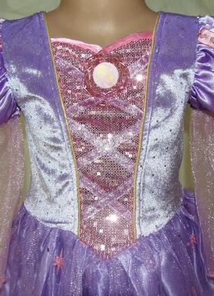 Карнавальное платье рапунцель на 5-6 лет5 фото