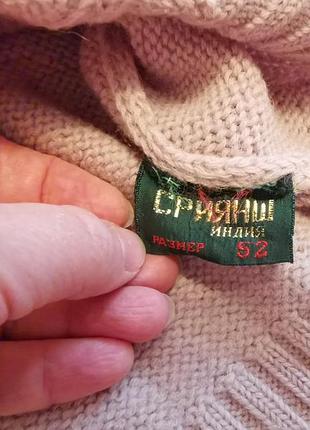 Свитер женский теплый, гольф, кофта 4
