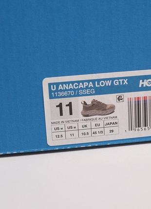 Кросівки hoka anacapa low gore tex - 45 1/310 фото