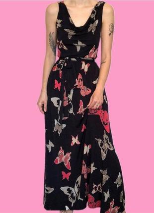 Laura ashley butterfly dress платья 👗 платье длинное в бабочки2 фото