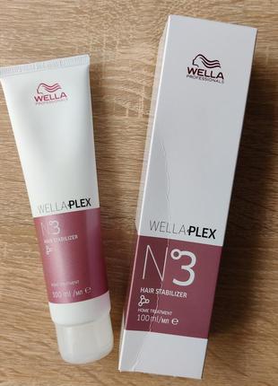 Wella professionals wellaplex восстанавливающий уход для окрашенных и мелированных волос 100ml1 фото