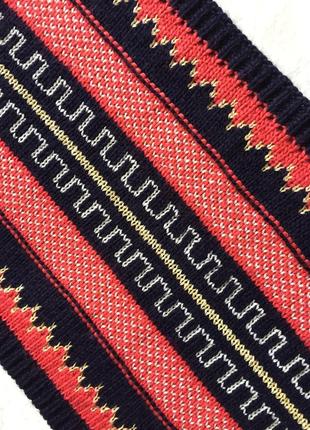 Теплий снуд шарф з візерунком fair isle3 фото