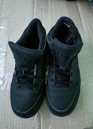 Кросівки оригінальні унісекс зима, еврозима nike 921197-010 : jordan flight origin 4 bp boys fashion sneakers full black 31 розмір, устілка 19'5 см