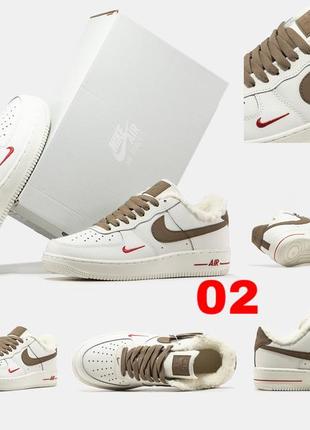 Мех❄️мужские кроссовки nike sb dunk / nike air force найк сб данк найк аір форс3 фото