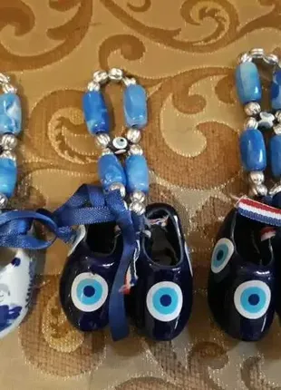 Клемп бородочек башмак сувенир голандия коллекция турецкий глаз