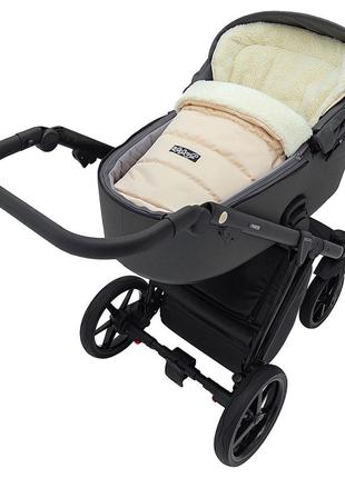 Зимовий конверт babyroom wool n-20 бежевий6 фото