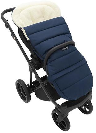 Зимовий конверт babyroom wool n-20 navy blue темно-синій7 фото