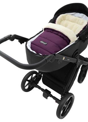 Зимовий конверт babyroom wool n-20 violet фіолетовий6 фото