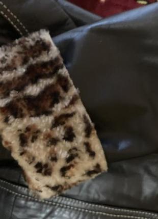 Шикарное кожаное пальто тёплое на натуральном меху натуральная кожа8 фото