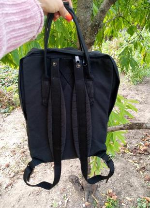 Сумка рюкзак рюбзак fjall raven с кожаным логотипом5 фото