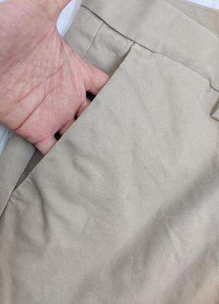 Штани чіноси коттонові пісочного бежевого кольору skinny пояс 41 см 32/307 фото
