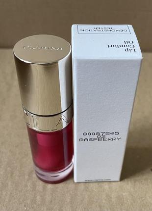 Clarins lip comfort oil масло-блеск для губ #02 raspberry2 фото