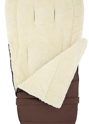 Зимовий конверт babyroom wool n-20 chocolate шоколад3 фото