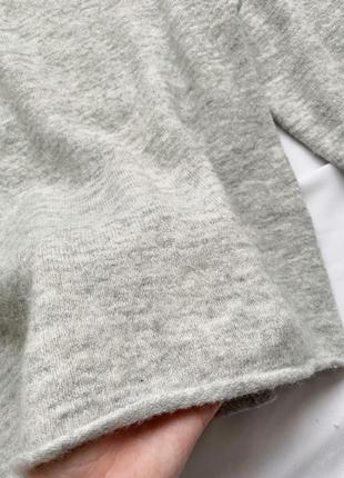 Свитер, джемпер, кофта, пуловер, серый, базовый, шерсть, h&m8 фото