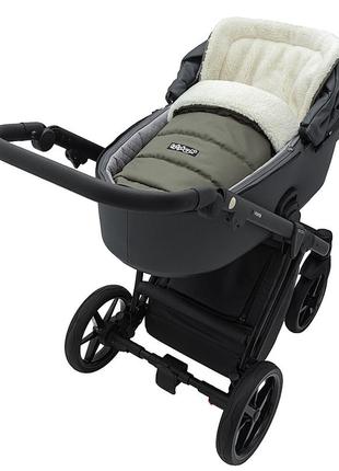 Зимовий конверт babyroom wool n-20 хакі6 фото