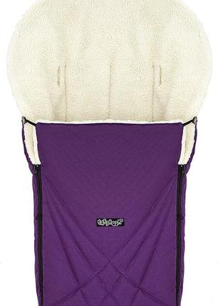 Зимовий конверт babyroom wool n-8 violet фіолетовий2 фото