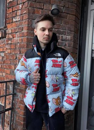 Пуховик the north face // куртка tnf + екопух