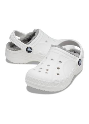 Жіночі клоги crocs з хутром