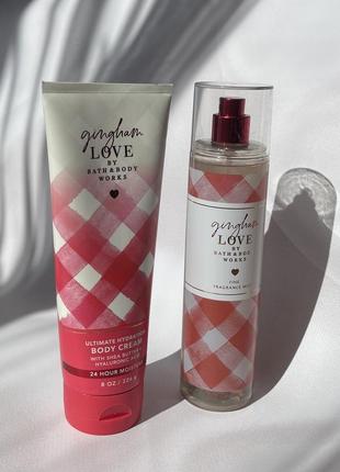 Набор для тела gingham love от bath &amp; body works