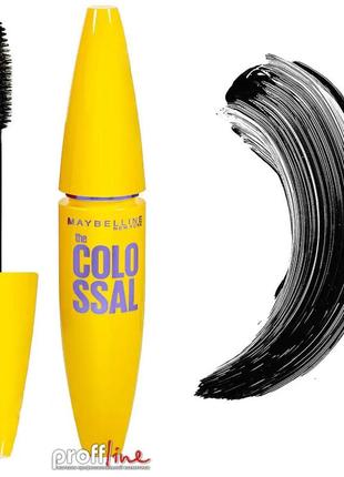 Туш для вій maybelline colosal 10 мл