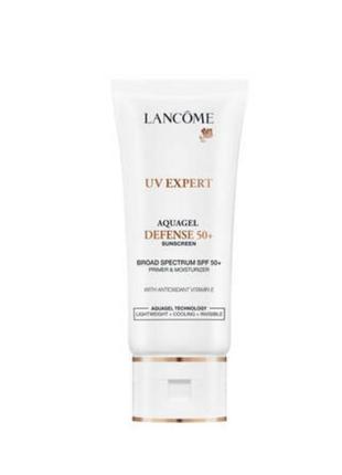 Lancome uv expert defense 50+ primer &amp; moisturizer легкий зволожувальний крем із захистом spf 50, 30 мл