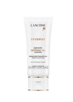 Lancome uv expert defense 50+ primer & moisturizer легкий зволожувальний крем із захистом spf 50, 30 мл