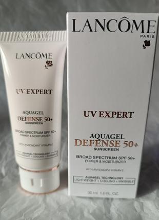 Lancome uv expert defense 50+ primer & moisturizer легкий увлажняющий крем с защитой spf 50, 30 мл2 фото